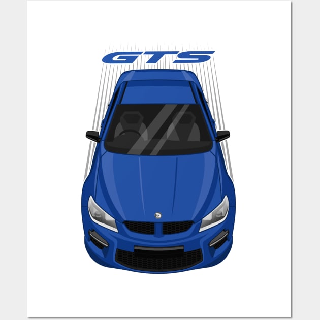 HSV GEN F GTS Maloo - Dark Blue Wall Art by V8social